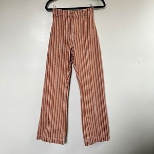 Rare Big Bud Press Stripe Pinstripe Western Pants Clay color